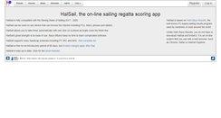 Desktop Screenshot of halsail.com